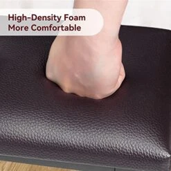 Amyove Dining Table Set For 4, Kitchen Table With 2 Benches, 3 Piece Dining Room Table Set With Upholstered Benches, Space-Saving Kitchen Table Set For Small Space, Apartment, Studio, Rustic Brown -Amazon Store 51d2PQkWV1L