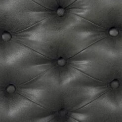 HomePop Decorative Bench, Gray Faux Leather -Amazon Store 51dUD0X80fL