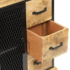 BDBHAVB Hutch For Kitchen Storage, Storage Cabinet, Sideboard, Strong And Sturdy Suitable For Dining Room, Bedroom, Office 23.6"x11.8"x29.5" Solid Mango Wood 12 BDBHAVB Hutch For Kitchen Storage, Storage Cabinet, Sideboard, Strong And Sturdy Suitable For Dining Room, Bedroom, Office 23.6"x11.8"x29.5" Solid Mango Wood -Amazon Store 51dViCbWDYL