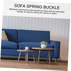 Homoyoyo 20pcs Sofa Spring Clipped Button Home Furniture Astetic Room Decor Upholstery Spring Clips Furniture Repair Kit Couch Chair Sofa Repairing Accessories Sofa Accessories Chair Clips -Amazon Store 51dea15wymL