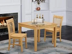 EAST WEST FURNITURE 5 PC Kitchen Table Set With A Table And 4 Dining Chairs In Mahogany. -Amazon Store 51dhNKfUJXL. AC