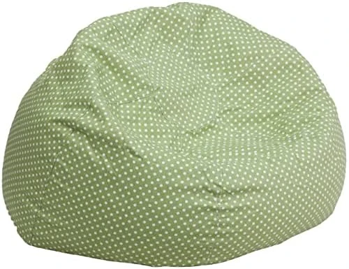 Flash Furniture Duncan Oversized White Furry Bean Bag Chair For Kids And Adults 7 Flash Furniture Duncan Oversized White Furry Bean Bag Chair For Kids And Adults - Image 5