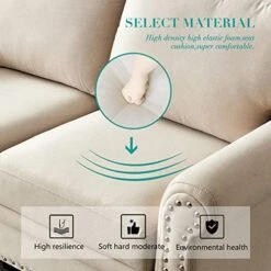 Harper & Bright Designs 3-Piece Living Room Storage Sofa Set With 3-Seat Couch, Loveseat And Single Armchair, Silver Nailhead Trim/Hidden Storage Space Under Seat/Classical Wooden Legs/Beige Fabric 19 Harper & Bright Designs 3-Piece Living Room Storage Sofa Set With 3-Seat Couch, Loveseat And Single Armchair, Silver Nailhead Trim/Hidden Storage Space Under Seat/Classical Wooden Legs/Beige Fabric -Amazon Store 51eEaH9FgRL