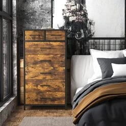 IKNEO 7 Drawer Tall Dresser, Industrial Wood Storage Dresser Clothes Organizer, Sturdy Steel Frame, Storage Dresser For Bedroom 16 IKNEO 7 Drawer Tall Dresser, Industrial Wood Storage Dresser Clothes Organizer, Sturdy Steel Frame, Storage Dresser For Bedroom -Amazon Store 51eF78lzMFL