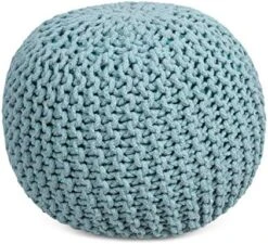BIRDROCK HOME Round Pouf Foot Stool Ottoman - Knit Bean Bag Floor Chair - Cotton Braided Cord - Great For The Living Room, Bedroom And Kids Room - Small Furniture (Light Grey) 24 BIRDROCK HOME Round Pouf Foot Stool Ottoman - Knit Bean Bag Floor Chair - Cotton Braided Cord - Great For The Living Room, Bedroom And Kids Room - Small Furniture (Light Grey) -Amazon Store 51eFC MQ3L. AC