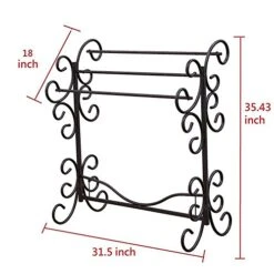 Frenchi Home Furnishing Blanket Rack, 35.5"H 9 Frenchi Home Furnishing Blanket Rack, 35.5"H -Amazon Store 51eL34RxWXL
