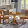 East West Furniture DLPL3-SBR-W Dining Table Set 2 East West Furniture DLPL3-SBR-W Dining Table Set -Amazon Store 51f3S5AsiUL