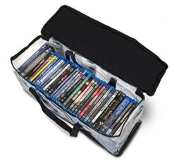 Besti Home DVD Storage Bags (2-Pack) Holds 80 Total Movies Or Video Games, Blu-ray, | Convenient Travel Case For Media | Stackable, Easy To Carry -Amazon Store 51f3yREyGmL