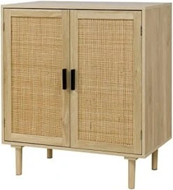 Finnhomy Sideboard Buffet Cabinet, Kitchen Storage Cabinet With Rattan Decorated Doors, Liquor Cabinet, Dining Room, Hallway, Cupboard Console Table, Accent Cabinet, 31.5X 15.8X 34.6 Inches, Natural 18 Finnhomy Sideboard Buffet Cabinet, Kitchen Storage Cabinet With Rattan Decorated Doors, Liquor Cabinet, Dining Room, Hallway, Cupboard Console Table, Accent Cabinet, 31.5X 15.8X 34.6 Inches, Natural -Amazon Store 51fME5bg0IL. AC