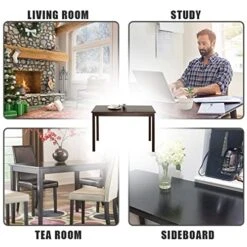 Dining Table Kitchen Table Dining Room Table Small Kitchen Table For Small Spaces Table Dinner Table Home Furniture Rectangular Modern -Amazon Store 51fb9XaKc0L