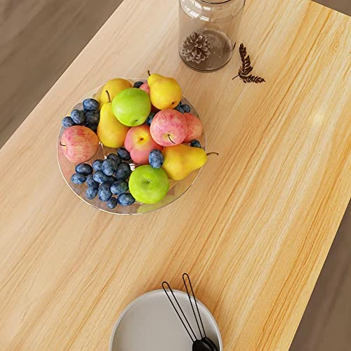 AWQM 3 Piece Dining Table Set, Small Kitchen Table And 2 Stools, Kitchen Breakfast Dining Table Set, Breakfast Table Of 35.43 X 23.62 X 29.92 Inches, Stools Of 13.8 X 13.8 X 17.8 Inches, Beige 5 AWQM 3 Piece Dining Table Set, Small Kitchen Table And 2 Stools, Kitchen Breakfast Dining Table Set, Breakfast Table Of 35.43 X 23.62 X 29.92 Inches, Stools Of 13.8 X 13.8 X 17.8 Inches, Beige - Image 3