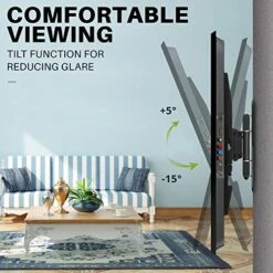 USX MOUNT Full Motion TV Wall Mount For Most 26-55in TV, Pre-Assembled Wall TV Bracket With Swivel Tilt Extension Height Setting, TV Centering & Corner Design, Up To VESA 400x400mm, Load 80 Lbs 10 USX MOUNT Full Motion TV Wall Mount For Most 26-55in TV, Pre-Assembled Wall TV Bracket With Swivel Tilt Extension Height Setting, TV Centering & Corner Design, Up To VESA 400x400mm, Load 80 Lbs -Amazon Store 51gWL4Y72zL