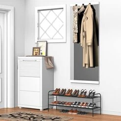 Coonoor 2-Tier Long Shoe Rack Storage For Wide Shoe Shelf Organizer,Black 20 Coonoor 2-Tier Long Shoe Rack Storage For Wide Shoe Shelf Organizer,Black -Amazon Store 51gx8nS9IGL