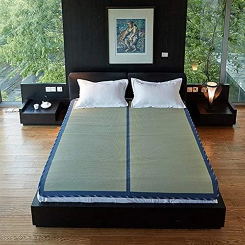 MIINA Japanese Traditional Igusa (Rush Grass) Tatami Mattress, Sleeping Mat, Japanese Futon Mattress, Goza Mat (Twin, Natural) 35” X 79” 6 MIINA Japanese Traditional Igusa (Rush Grass) Tatami Mattress, Sleeping Mat, Japanese Futon Mattress, Goza Mat (Twin, Natural) 35” X 79” - Image 4