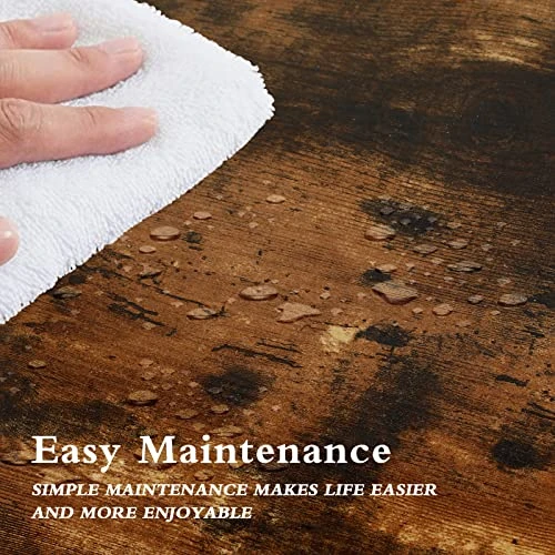 Babion 5-Tier Ladder Shelf, Bookcase Ladder Shelf, Bookshelf Wood Ladder Shelves With Metal Frame, Freestanding Storage Shelves For Home Office Garden (Vintage Color) 6 Babion 5-Tier Ladder Shelf, Bookcase Ladder Shelf, Bookshelf Wood Ladder Shelves With Metal Frame, Freestanding Storage Shelves For Home Office Garden (Vintage Color) - Image 4