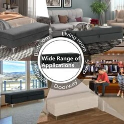 Mikibama Velvet Storage Bench Long End Of Bed Ottoman Benches For Bedroom Upholstered Rectangle Entryway Window Bench Footstool Simplistic With Metal Legs (Gray) 17 Mikibama Velvet Storage Bench Long End Of Bed Ottoman Benches For Bedroom Upholstered Rectangle Entryway Window Bench Footstool Simplistic With Metal Legs (Gray) -Amazon Store 51iGVZbdGcL