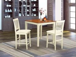 5 Pc Counter Height Table-Square Gathering Table And 4 Stools -Amazon Store 51iu1ld10mL. AC