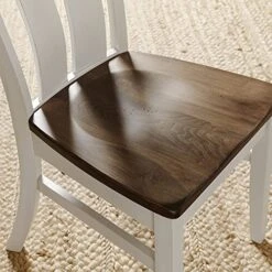 Carol's Inspirations 7 Piece Solid Maple Wood Dining Room Set | Full Kitchen Table Set With Extendable Table And 6 Chairs | Distressed Rectangle Table With Eased Edge | Handmade In USA -Amazon Store 51j67q9KreL