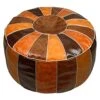 Bohepuffex Handmade Moroccan Pouf Foot Stool Round & Large Storage Cover Bohemian Style Ottoman An Exotic Décor For Living Room Bedroom Or Wedding Gifts Faux Leather Unstuffed Only Cover (color Block) -Amazon Store 51jI4U8zIqL