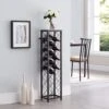 Kings Brand Furniture – Metal With Glass Top Shelf Free Standing Wine Rack Storage Tower, Pewter -Amazon Store 51jRdPA25SL