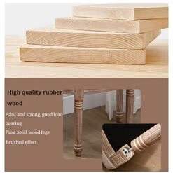 ADKINC Half Moon French Vintage Bench With Padded Seat & Rubberwood Legs, 27" Upholstered Entryway Bench & Dining Bench, Tufted Fabric End Of Bed Bench For Bedroom Living Room Hallway More -Amazon Store 51jVcqx7O9L