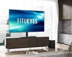 FITUEYES Universal TV Stand/Base Swivel Tabletop TV Stand With Mount For 50 To 85 Inch Flat Screen TV 100 Degree Swivel, 4 Level Height Adjustable,Tempered Glass Base,Holds Up To 143lbs Screens -Amazon Store 51jt9WKlILL
