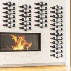 B4Life Wine Rack Wall Mounted, Wall Wine Rack For 12 Wine Bottles Wood Wine Racks For Wall, Wine Holder Wall Mounted Wine Bottle Racks For Kitchen,Dining Room,Bar -Amazon Store 51k2KmLGsiL