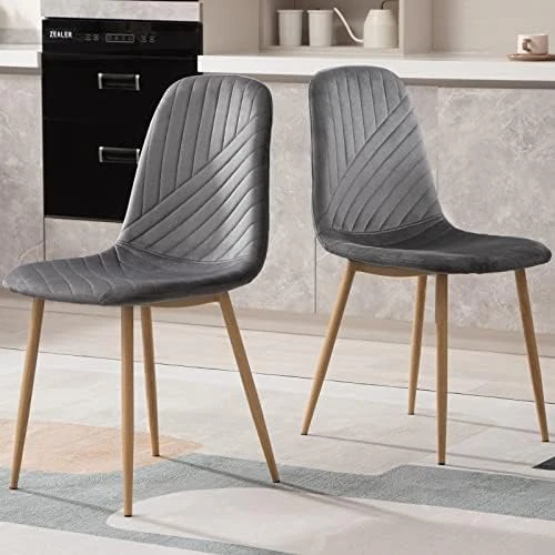 WENYU Dining Chairs Set Of 4, Mid Century Dining Room Chairs Kitchen Chairs, Upholstered Accent Chairs For Living Room 9 WENYU Dining Chairs Set Of 4, Mid Century Dining Room Chairs Kitchen Chairs, Upholstered Accent Chairs For Living Room - Image 7