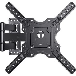 PERLESMITH UL Listed Full Motion TV Wall Mount For Most 26-60 Inch Flat Curved OLED 4K TVs Up To 88lbs, Wall Mount TV Bracket With Swivel & Extension Arm, Tilt, Leveling, Max VESA 400x400mm, PSMFK12