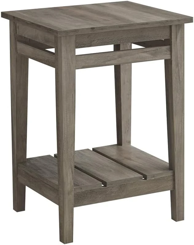 Walker Edison Modern Farmhouse Accent Entryway / Living Room End Table, 52 Inch, Color-Marble And Walnut 14 Walker Edison Modern Farmhouse Accent Entryway / Living Room End Table, 52 Inch, Color-Marble And Walnut - Image 12