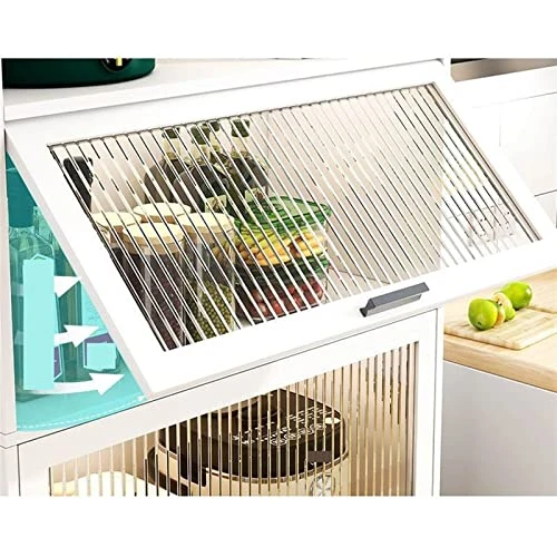 Microwave Oven Rack Kitchen Storage Rack, Floor To Floor, Multi-layer Food Storage Cabinet, Multifunctional Cupboards, Cabinets, Storage Cabinets, Microwave Storage Cabinets Kitchen Storage Rack ( Col 5 Microwave Oven Rack Kitchen Storage Rack, Floor To Floor, Multi-layer Food Storage Cabinet, Multifunctional Cupboards, Cabinets, Storage Cabinets, Microwave Storage Cabinets Kitchen Storage Rack ( Col - Image 3