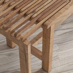Jofran Bradford Extendable Solid Wood Hallway Bench, Buff -Amazon Store 51kytyuWU8L