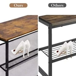 Garden 4 You 4-Tiers Shoe Storage Freestanding Organizer Modern 25.2 In Tilting Adjustable Shoe Rack, Stable, Durable For High Heels, Entryways, Hallways, Closets, Dormitory Rooms, Industrial, Brown 17 Garden 4 You 4-Tiers Shoe Storage Freestanding Organizer Modern 25.2 In Tilting Adjustable Shoe Rack, Stable, Durable For High Heels, Entryways, Hallways, Closets, Dormitory Rooms, Industrial, Brown -Amazon Store 51lTj8eM8rL