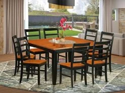 East West Furniture PARF9-CAP-W, Wood Seat 31 East West Furniture PARF9-CAP-W, Wood Seat -Amazon Store 51liRERlW5L. AC