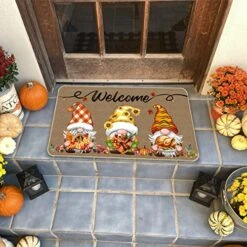 TREWAVE Fall Welcome Decorative Doormat Gnome Non-Slip And Washable Door Mat Pumpkin Sunflower Turkey Maple Leaf Fall Harvest Thanksgiving Floor Mat Indoor Outdoor 17 X 29 Inch 13 TREWAVE Fall Welcome Decorative Doormat Gnome Non-Slip And Washable Door Mat Pumpkin Sunflower Turkey Maple Leaf Fall Harvest Thanksgiving Floor Mat Indoor Outdoor 17 X 29 Inch -Amazon Store 51lt64CS9CL