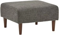 Amazon Brand – Rivet Ava Mid-Century Modern Upholstered Ottoman, 25.6"W X 15.7"H, Dark Grey 21 Amazon Brand – Rivet Ava Mid-Century Modern Upholstered Ottoman, 25.6"W X 15.7"H, Dark Grey -Amazon Store 51lxCvmgCgL. AC