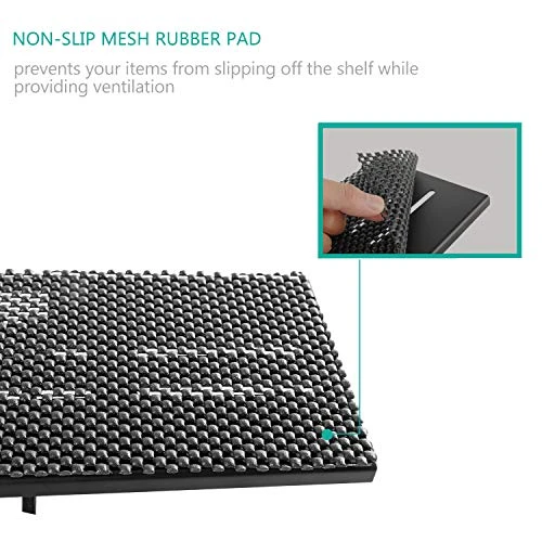 WALI TV Top Shelf, 23.6 X 5 Inch Flat Panel For Streaming Devices, Media Boxes, Speakers And Home Decor (TSH002), 1 Pack, Black 7 WALI TV Top Shelf, 23.6 X 5 Inch Flat Panel For Streaming Devices, Media Boxes, Speakers And Home Decor (TSH002), 1 Pack, Black - Image 5