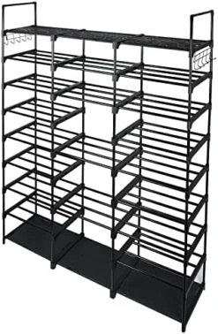 NIUBER 9 Tier Shoe Rack Sturdy Large Show Rack Heavy Duty For Entryway Shoe Shelves For Closet Shoe Rack Organizer For Entryway 17 NIUBER 9 Tier Shoe Rack Sturdy Large Show Rack Heavy Duty For Entryway Shoe Shelves For Closet Shoe Rack Organizer For Entryway -Amazon Store 51mWpntlu8L. AC