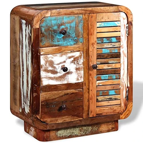 VidaXL Sideboard Coffee Bar Buffet Cabinet With Storage Console Table For Kitchen Dining Room Living Room Hallway Entryway Solid Wood Reclaimed 5 VidaXL Sideboard Coffee Bar Buffet Cabinet With Storage Console Table For Kitchen Dining Room Living Room Hallway Entryway Solid Wood Reclaimed - Image 3