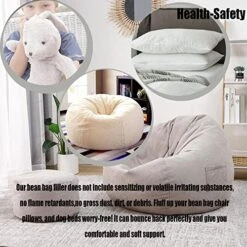 BOXIN 10LBS Blue Shredded Memory Foam Filling For Bean Bag Filler Foam Refill Pillow Dog Beds Chairs Cushions And Arts Crafts, Added Gel Particles,Soft And Great For Stuffing -Amazon Store 51mx4RHZ7AL