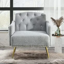 Antetek Upholstered Velvet Loveseat Sofa, Modern Small Sofa Couch With Side Pocket And Golden Metal Legs, Tufted Leisure Sofa For Living Room, Bedroom, Office, Light Beige 31 Antetek Upholstered Velvet Loveseat Sofa, Modern Small Sofa Couch With Side Pocket And Golden Metal Legs, Tufted Leisure Sofa For Living Room, Bedroom, Office, Light Beige -Amazon Store 51myhLscalL. AC