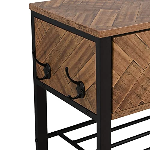 XRESLUCO Entryway 4-Tier Shoe Rack With Hall Tree, One Set Entryway Show Rack With Storage And Hooks 6 XRESLUCO Entryway 4-Tier Shoe Rack With Hall Tree, One Set Entryway Show Rack With Storage And Hooks - Image 4