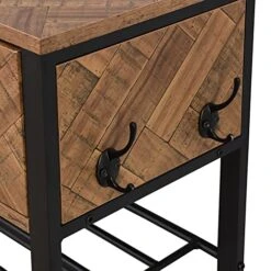 RJDOUJIN Entryway 4-Tier Shoe Rack With Hall Tree, One Set Entryway Show Rack With Storage And Hooks -Amazon Store 51nVYuS9BcL