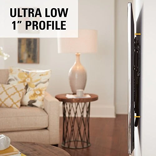 SANUS TV Wall Mount - Universal Low Profile Fixed TV Mount Bracket For 40" - 80" Flat Screen TVs - Features Slim 1” Profile, 3 Step Easy Install - UL Certified- Hardware Included - OLL15-B1 4 SANUS TV Wall Mount - Universal Low Profile Fixed TV Mount Bracket For 40" - 80" Flat Screen TVs - Features Slim 1” Profile, 3 Step Easy Install - UL Certified- Hardware Included - OLL15-B1 - Image 2