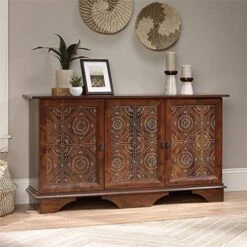 Sauder Viabella Contemporary Wood Buffet And Sideboard Table In Curado Cherry -Amazon Store 51no8kAIQNL
