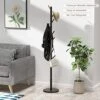 Wooden Coat Rack Freestanding Coat Tree With 4 Height Options And 9 Hooks, Sturdy Coat Rack Stand For Clothes/Bags/Hats,Easy Assemble Save Space For Entryway,Bedroom,Office,Narrow Place-Coffee -Amazon Store 51npUbAxzKL