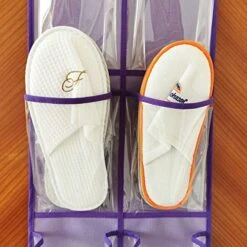 ANZORG Closet Shoe Organizer Behind Door Hanging Closet Kids Shoe Rack With 12 Clear Large Pockets (12 Pockets-Purple) -Amazon Store 51p1PHDfzEL