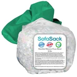 Sofa Sack Shredded Foam Refill: Memory Foam Filling Refill For Bean Bags, Dog Beds And Pillows, 30lbs, Multi-Color -Amazon Store 51pGYs7fxrL