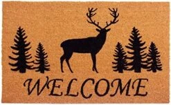Calloway Mills 121681729 Elk Forest Welcome Doormat 17" X 29" -Amazon Store 51pX yUBlfL. AC