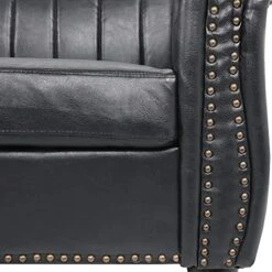 Chesterfield Sofa For Living Room, 3 Seater Sofa Couch Faux Leather Fabric Home Seating Couch Sofa For Home Furniture (Black) 18 Chesterfield Sofa For Living Room, 3 Seater Sofa Couch Faux Leather Fabric Home Seating Couch Sofa For Home Furniture (Black) -Amazon Store 51pgALbyPEL